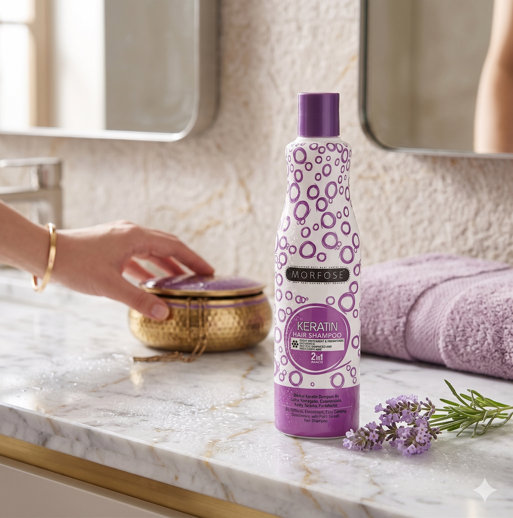 Shampoo para el cabello Keratin de Morfose 500ml