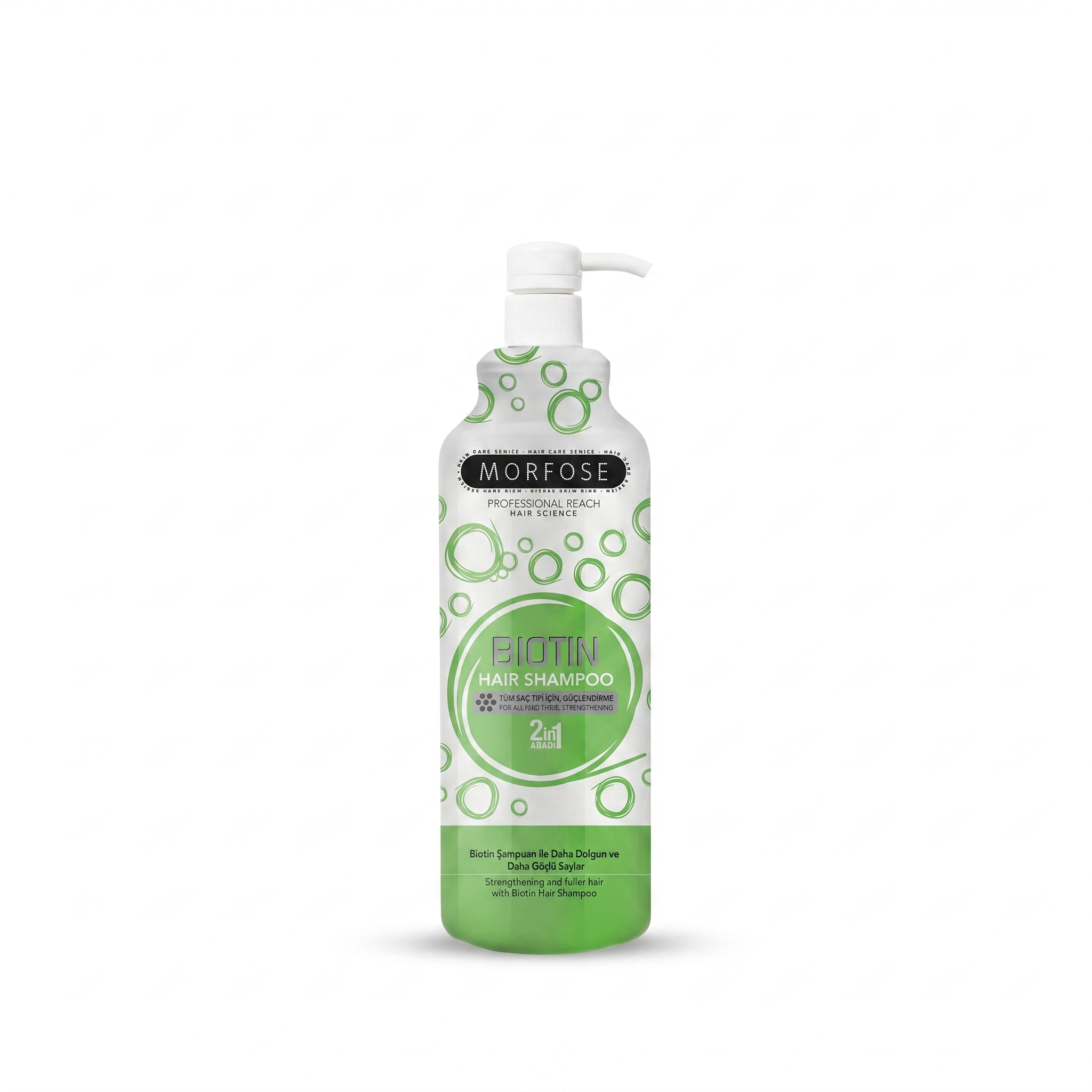 Shampoo para el cabello con biotina Morfose 1L