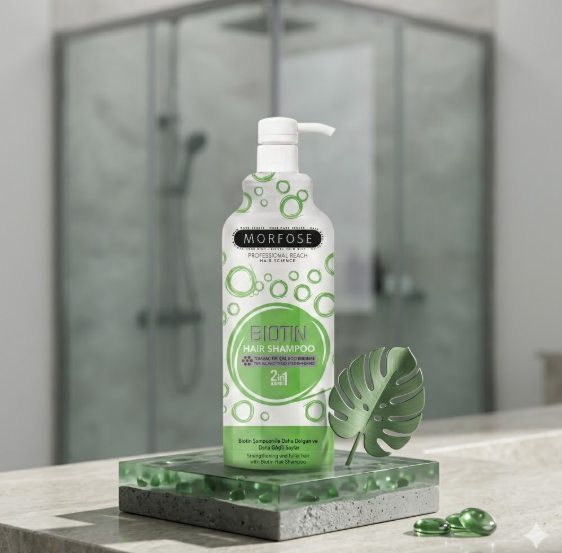 Shampoo para el cabello con biotina Morfose 1L